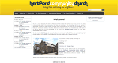 Desktop Screenshot of hertfordcommunitychurch.org
